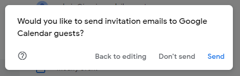 How To Send a Google Calendar Invite