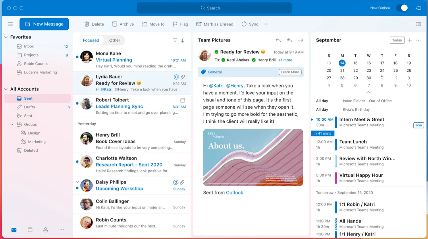 Microsoft Outlook Personal Email and Calendar