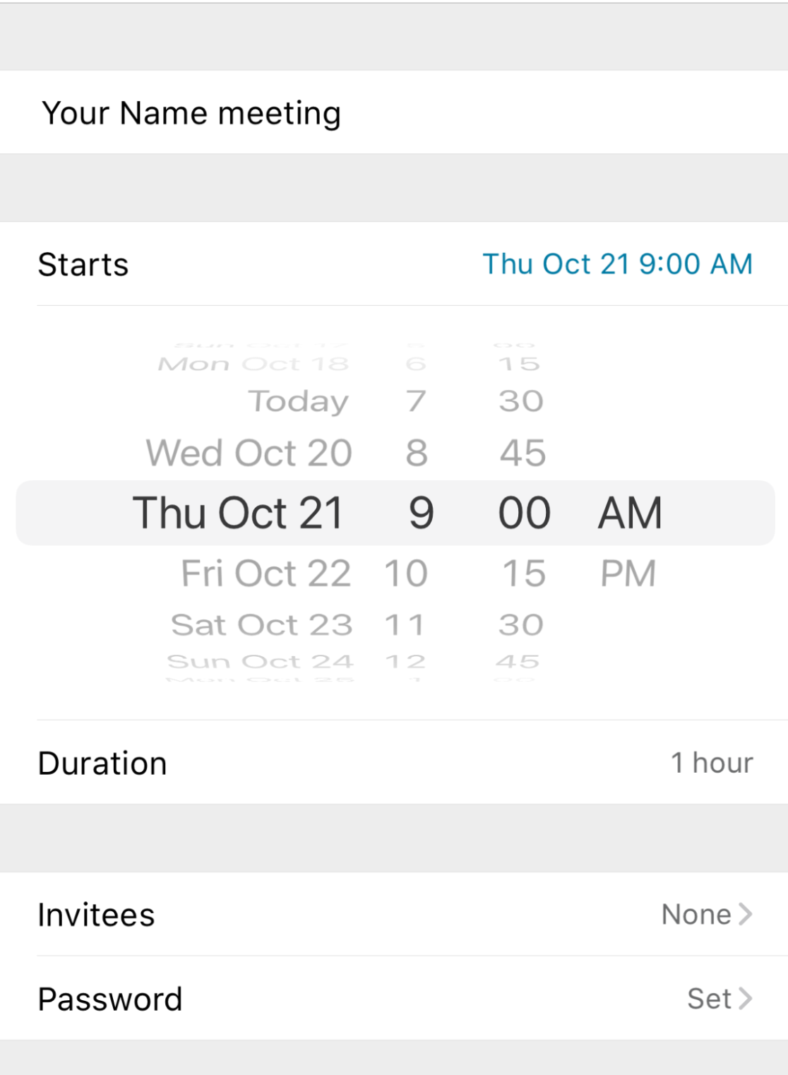 How To Schedule A Webex Meeting