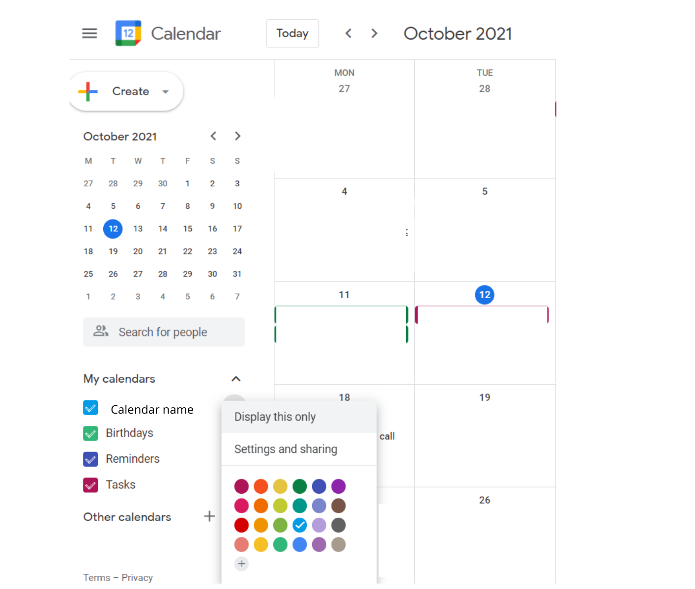 How To Share Your Google Calendar