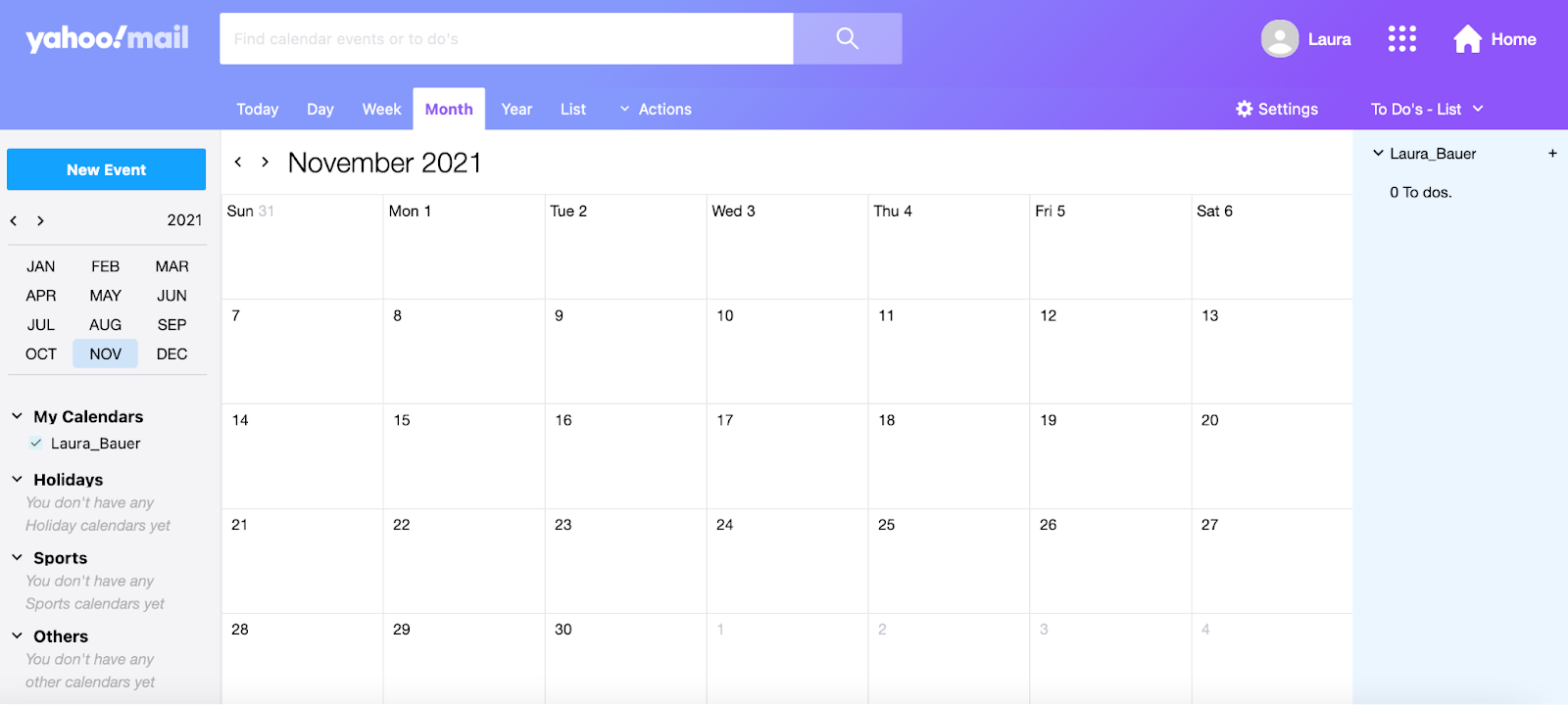 Yahoo Mail Beta Adds News Home Page, Events & Calendar