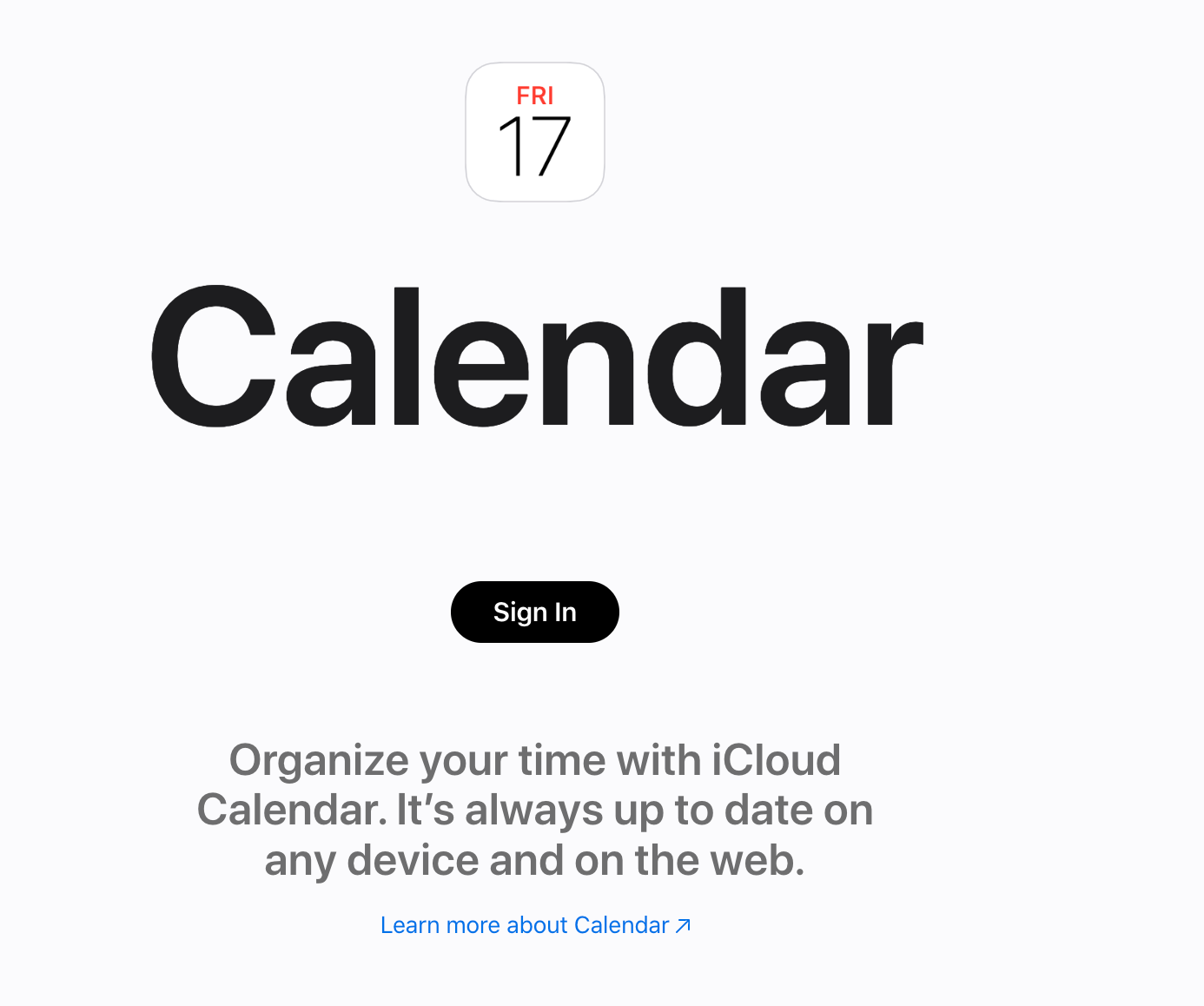 apple calendar